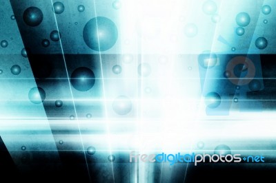 Blue Abstract Background Stock Image