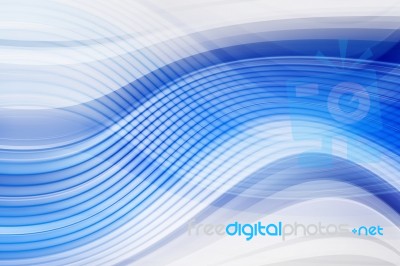 Blue Abstract Background Stock Image