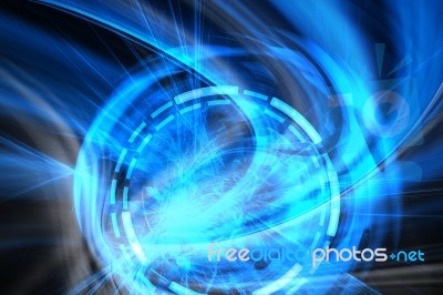 Blue Abstract Background Stock Image