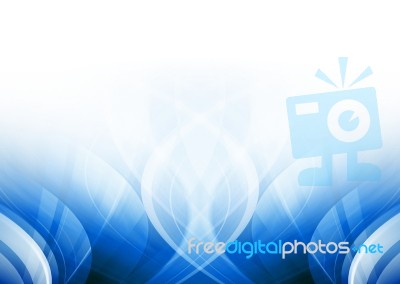 Blue Abstract Background Stock Image