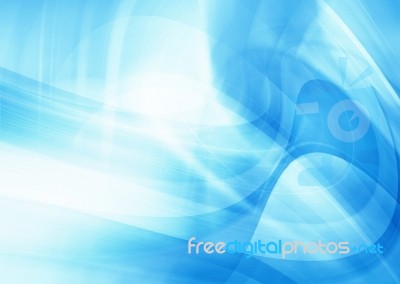 Blue Abstract Background Stock Image