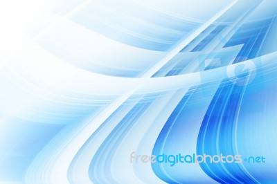 Blue Abstract Background Stock Image