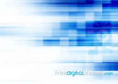 Blue Abstract Background Stock Image