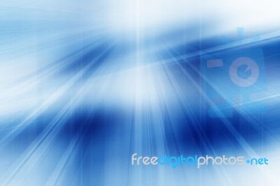 Blue Abstract Background Stock Image