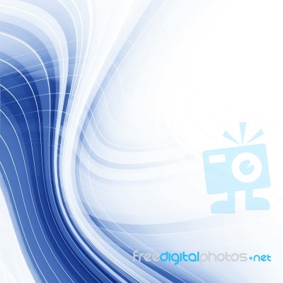 Blue Abstract Background Stock Image