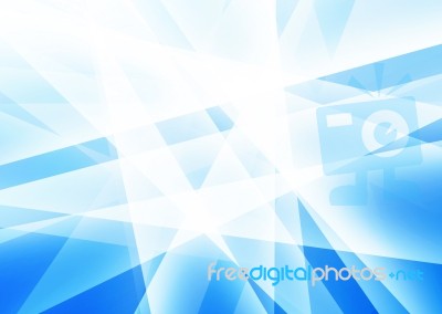 Blue Abstract Background Stock Image