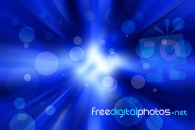 Blue Abstract Background Stock Image