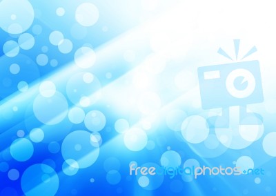 Blue Abstract Background Stock Image