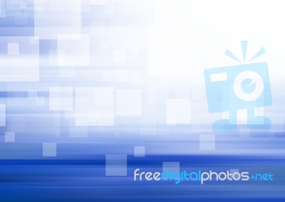 Blue Abstract Background Stock Image