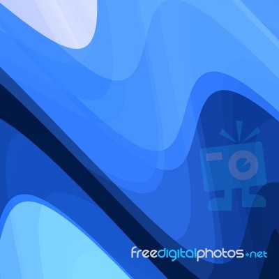 Blue Abstract Background Stock Image