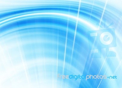 Blue Abstract Background Stock Image