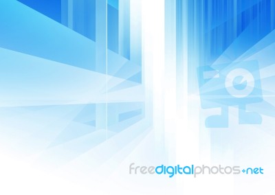 Blue Abstract Background Stock Image