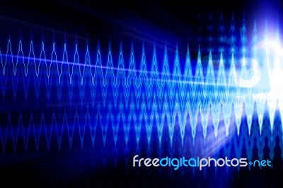 Blue Abstract Background Stock Image