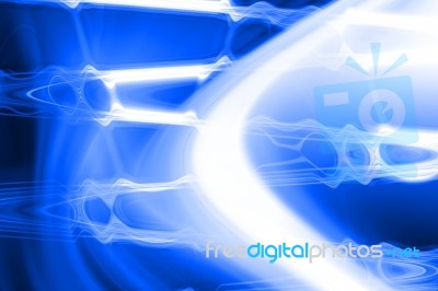 Blue Abstract Background Stock Image