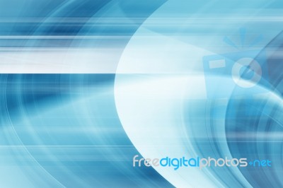 Blue Abstract Background Stock Image