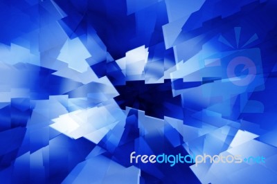 Blue Abstract Background Stock Image