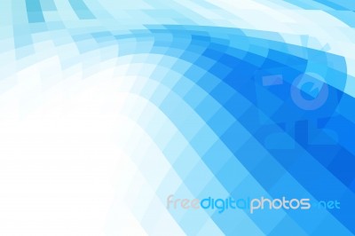 Blue Abstract Background Stock Image