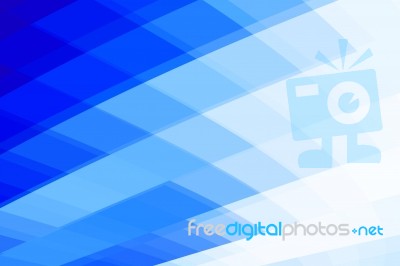 Blue Abstract Background Stock Image