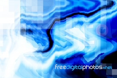 Blue Abstract Background Stock Image