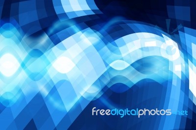 Blue Abstract Background Stock Image