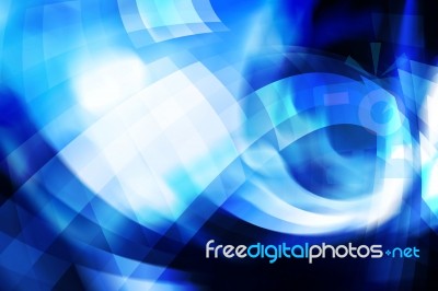 Blue Abstract Background Stock Image