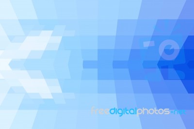 Blue Abstract Background Stock Image