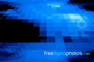 Blue Abstract Background Stock Image