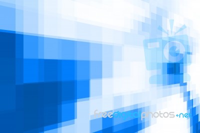 Blue Abstract Background Stock Image