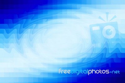 Blue Abstract Background Stock Image