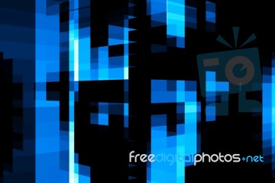 Blue Abstract Background Stock Image