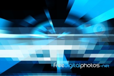 Blue Abstract Background Stock Image