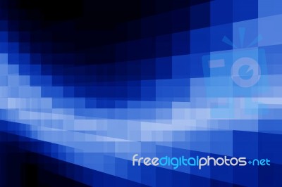 Blue Abstract Background Stock Image