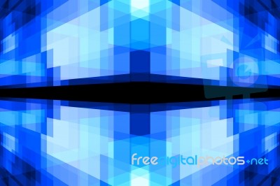 Blue Abstract Background Stock Image