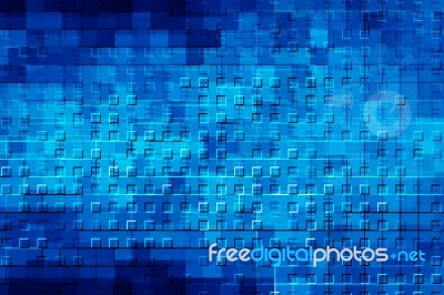 Blue Abstract Background Stock Image