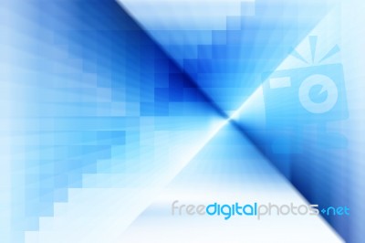 Blue Abstract Background Stock Image