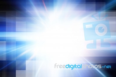 Blue Abstract Background Stock Image