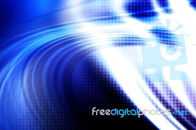 Blue Abstract Background Stock Image