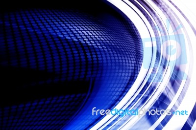 Blue Abstract Background Stock Image