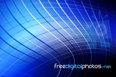 Blue Abstract Background Stock Image