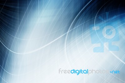 Blue Abstract Background Stock Image