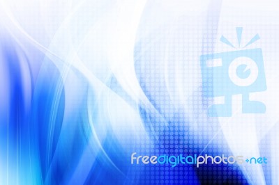 Blue Abstract Background Stock Image