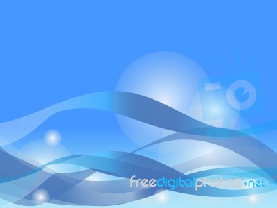 Blue Abstract Background Stock Image