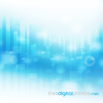 Blue Abstract Background Design Stock Image