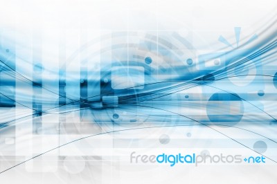 Blue Abstract Background Design Stock Image