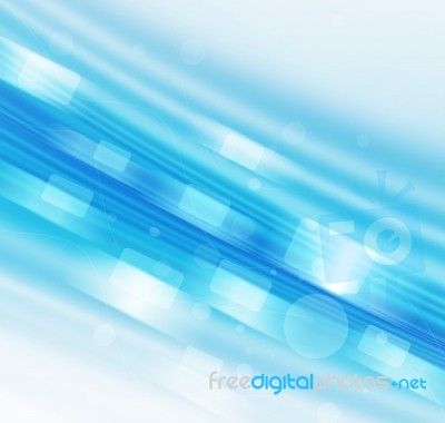 Blue Abstract Background Design Stock Image