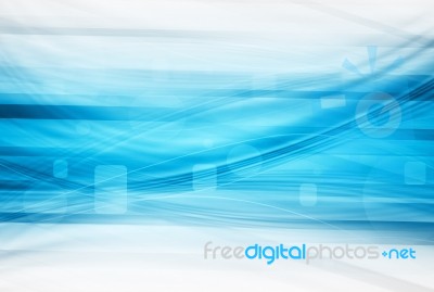 Blue Abstract Background Design Stock Image