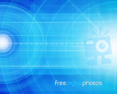 Blue Abstract Background Design Stock Image