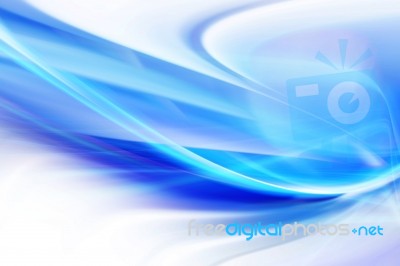 Blue Abstract Futuristic Background Stock Image