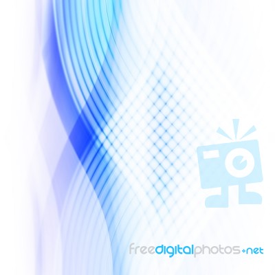 Blue Abstract Futuristic Background Stock Image