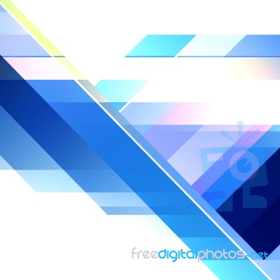 Blue Abstract Futuristic Background Stock Image